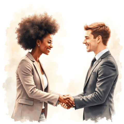 business handshake professionals