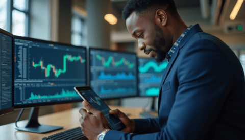 Free stock photo of stock market analyst (4)