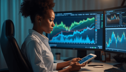 Free stock photo of stock market analyst (5)