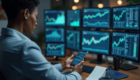 Free stock photo of stock market analyst (6)