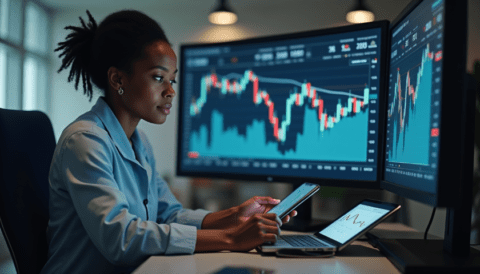 Free stock photo of stock market analyst (7)