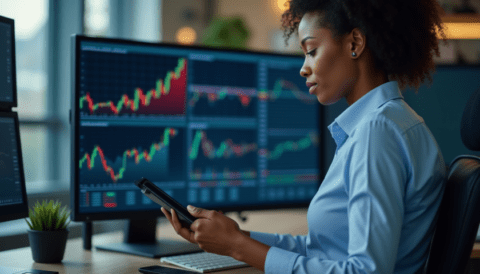 Free stock photo of stock market analyst (8)