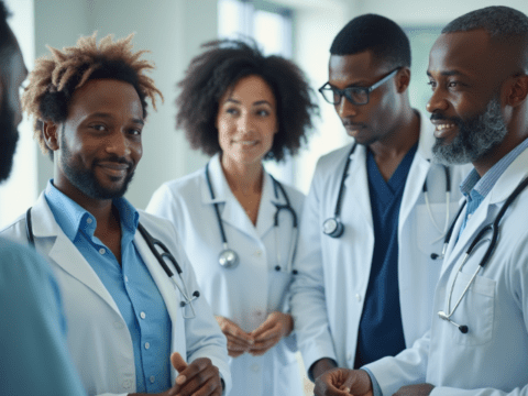 free stock photos of medical doctors having a consultation meeting (5)