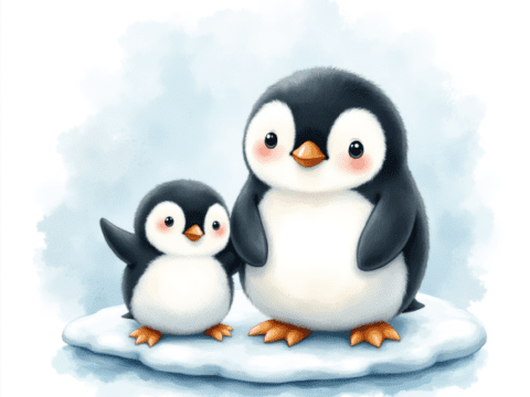 free clipart illustration of animal themed fathers day concept (3)