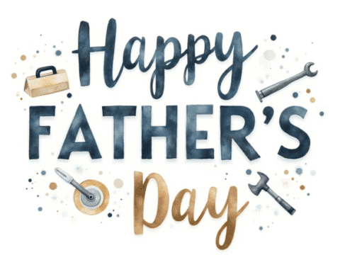 free clipart illustration of happy fathers day text concept design background (10)