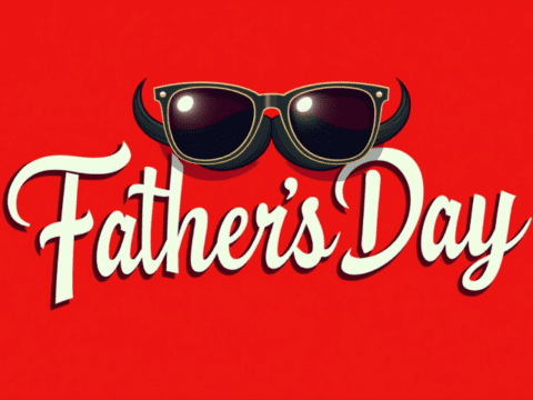 free clipart image of fathers day mustache text concept design template (14)
