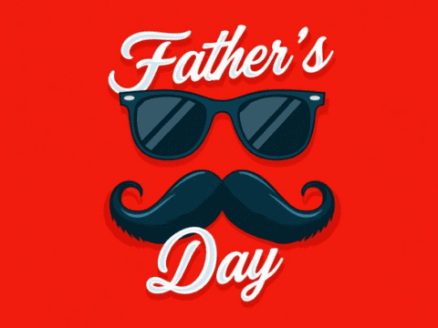 free clipart image of fathers day mustache text concept design template (20)