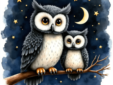 free clipart animal fathers day concept (3)