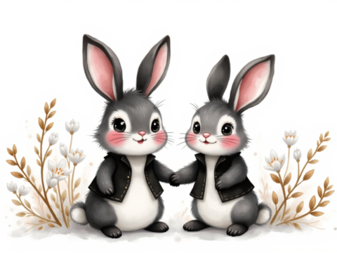 free clipart animal fathers day concept (9)