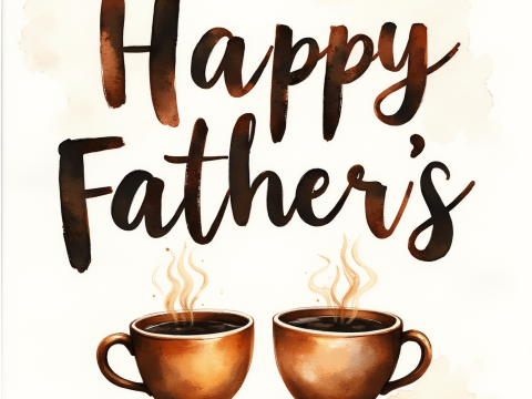 free clipart happy fathers day greeting card text concept (1)
