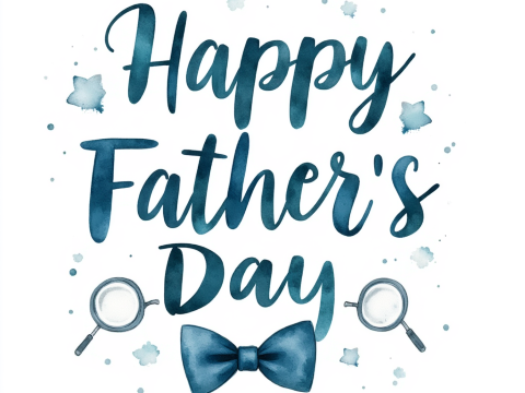 free clipart happy fathers day greeting card text concept (10)